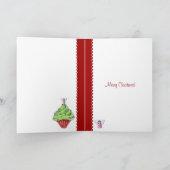 Carte rouge Cupcake (Intérieur)