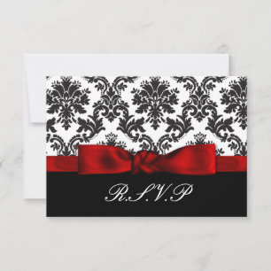 carte rouge damask rsvp standard 3,5 x 5