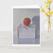 Carte rouge d'Apple (Fleur jaune)