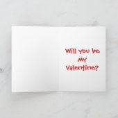 Carte rouge de chat pour la Saint-Valentin pour l' (Intérieur)