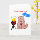 Carte rouge de papa de bouffe de bouffe (Fleur jaune)