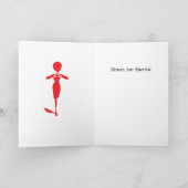 Carte rouge d'éléphant de sororité (Intérieur)