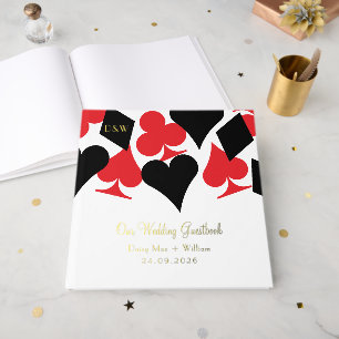 Carte rouge et noire - Mariage Las Vegas