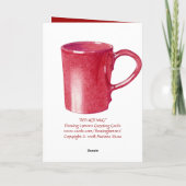 Carte rouge Hot Mug Log (Dos)