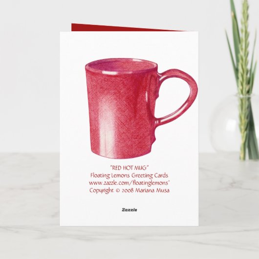 Carte rouge Hot Mug Log (Dos)