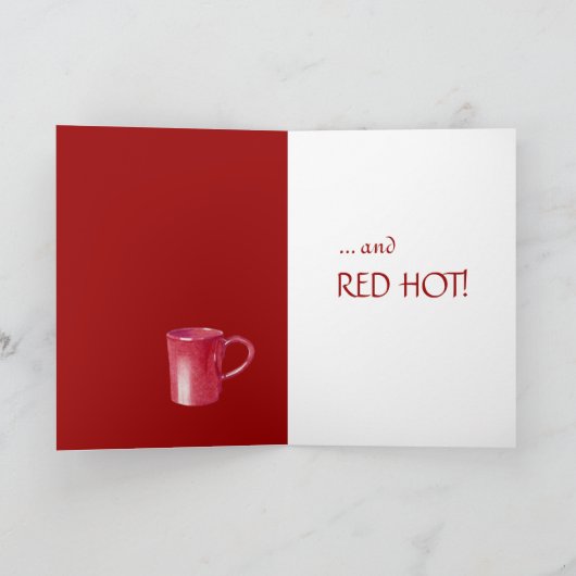Carte rouge Hot Mug Log (Intérieur)