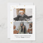 Carte rouge Joyeux Noël (Dos)