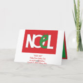 Carte rouge NOEL (Dos)
