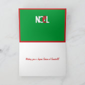 Carte rouge NOEL (Intérieur)