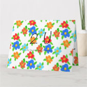 Carte Rouge orange et bleu (Dos)