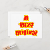 Carte Rouge original 1927 (Devant/Arrière en situation)