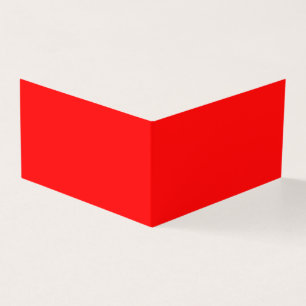 Carte rouge pliée