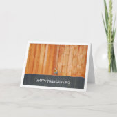 Carte Rouge Robin sur la clôture (Devant)