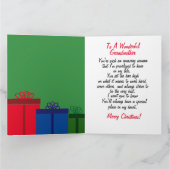 Carte Rouge & Vert Afrique Amérique grand-mère Noël (Intérieur)