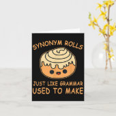 Carte Rouleaux de synonymes comme la grammaire utilisée  (Fleur jaune)