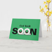 Carte Rouler le papier hygiénique très bientôt (Fleur jaune)