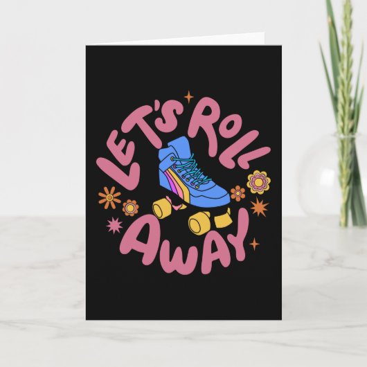 Carte Roulons les patins à rouleaux (Devant)
