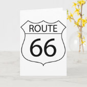 Carte Route 66 (Fleur jaune)