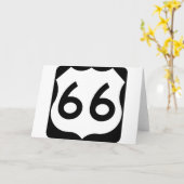 Carte Route 66 (Fleur jaune)