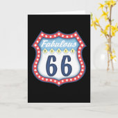 Carte Route 66 (Fleur jaune)