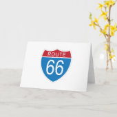 Carte Route 66 (Fleur jaune)