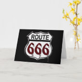 Carte Route 666 (Fleur jaune)