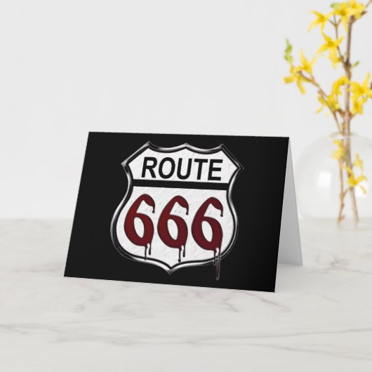 Carte Route 666 (Fleur jaune)