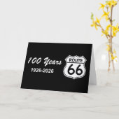 Carte Route 66 centenaire (Fleur jaune)