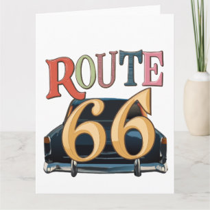 Carte route 66-États-Unis 