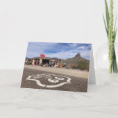 Carte route 66 greeting card (blank inside) (Devant)