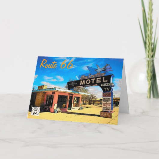 Carte Route 66 Motel (Devant)