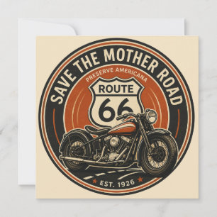Carte Route 66 Moto Mother Road