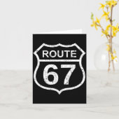 Carte Route 67 Drôle Six Sept 6 7 Mème Autoroute Interst (Fleur jaune)
