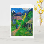 Carte Route à Tahiti, Gauguin (Fleur jaune)