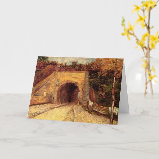 Carte Route avec viaduc sous-terrain par Vincent van Gog (Fleur jaune)