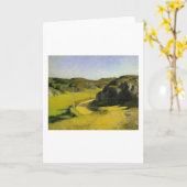 Carte Route dans le Maine - Edward Hopper (Fleur jaune)