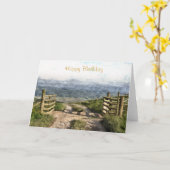 CARTE ROUTE DE MONTAGNE (Fleur jaune)