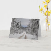 Carte Route d'hiver (Fleur jaune)