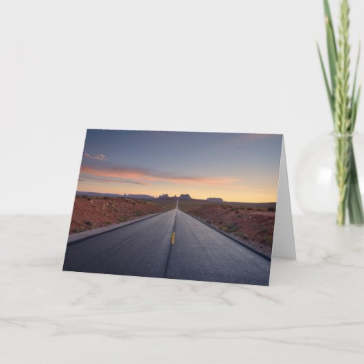 Carte Route vers Monument Valley Tribal Park (Devant)