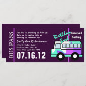 Carte routière d'anniversaire (Devant / Derrière)