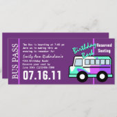 Carte routière de fête d'anniversaire (Devant / Derrière)