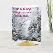 Carte routière d'hiver (Devant)