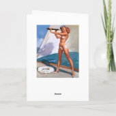 Carte Roux avec le Pin de regard (Dos)