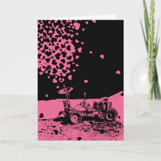 Carte Rover Lunaire Rose De L'Amour