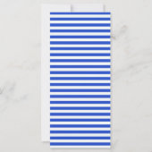 Carte Royal Blue Combination Stripes par Shirley Taylor (Dos)