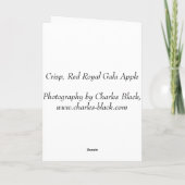 Carte Royal Gala Apple (Dos)
