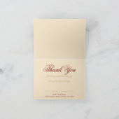 Carte Royal Satin Merci Rouge+Or (Intérieur)