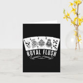 Carte Royal Spade Flush Skeleton King Queen Spades Ker G (Fleur jaune)