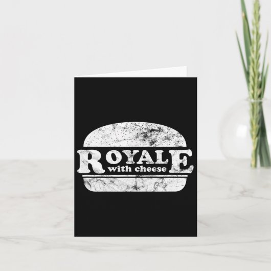 Carte Royale Avec Burger Au Fromage Lover 1 (Devant)