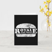 Carte Royale Avec Burger Au Fromage Lover 1 (Fleur jaune)